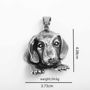 Collar con Colgante de Perro de Acero Inoxidable, Joyería Unisex con Forma de Animal, Regalo para Hombres y Mujeres - Product Image 4