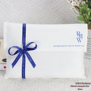 High End OEM/ODM Large Custom Logo <b>Printing</b> Cotton Twill Envelope Bag Clothes Scarf Packaging Cotton Dust Pouch - Product Image 2