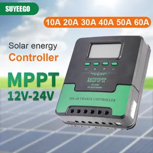 Controlador de carga solar MPPT, regulador de panel solar fuera de la red, 12V 24V 48V 1020203030A 40A