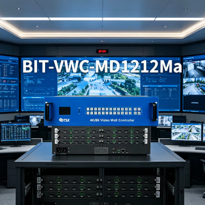 ตัวเชื่อมต่อเมทริกซ์แบบไร้รอยต่อ 4k60 1x12 หน้าจอ โหมดต่อภาพแบบอิสระ 1080p120 ตัวควบคุม 12 ช่อง วิดีโอวอลล์ รุ่น Bit-vwc-md1212ma - Product Image 6