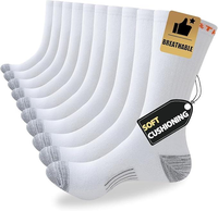 Chaussettes de performance unisexes en polyester, chaussettes respirantes à séchage rapide pour le football, la course à pied et les sports
