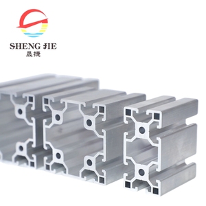 2020 3030 4040 4545 4080 4590 5050 <span class=keywords><strong>Profil</strong></span>és en aluminium industriels OEM Fabrication en aluminium <span class=keywords><strong>Profil</strong></span> d'extrusions en aluminium à fente en T - Product Image 2