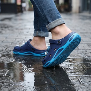 Zuecos Cerrados con Plataforma de EVA para Hombre, Impermeables, Transpirables, Ligeros, de Secado Rápido, Antideslizantes, Ecológicos y Modernos - Product Image 2