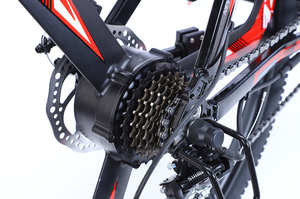 Vélo de montagne <span class=keywords><strong>électrique</strong></span> - Moteur arrière sans balais 250W, batterie lithium 36V 8Ah, cadre en aluminium, roues de 26 pouces, 21 vitesses, freins à disque - Product Image 4