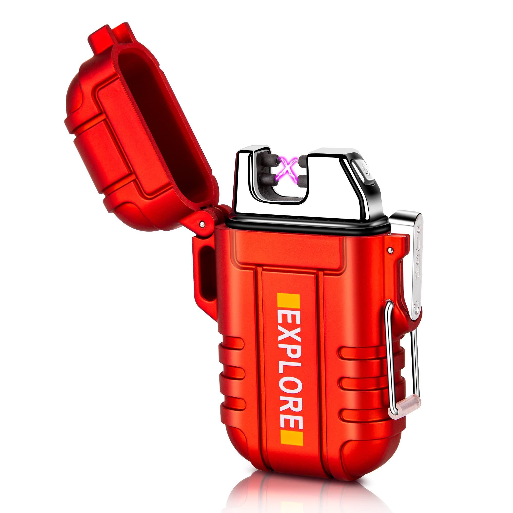 Accendino Elettrico USB Ricaricabile Nizirioo - Antivento E Impermeabile - Collo Flessibile - 5