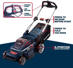 84V Elektrische Batterij Zelfsprulde Rit Snijden Tuinmachines Draadloze Grasmaaier Batterijen Maaier Maaier - Product Image 5