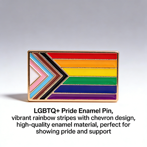 Pins en émail drapeau arc-en-ciel, symbole de la pyramide musicale en alliage, cadeau pour le Mois de la fierté, la Fête nationale et toute occasion pour exprimer l'amour - Product Image 2
