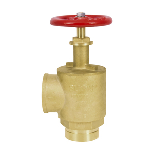 Conector Angular de Latón de 2-1/2 Pulgadas con Rosca Hembra para Manguera Contra Incendios, Marca Fire Slion, Modelo SL4101(36) - Product Image 1
