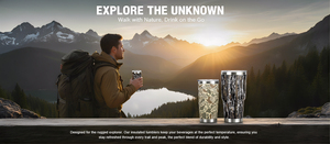 Personalized 30oz Camo Double Wall Stainless Steel Vacuum Tumbler for Outdoor Camping Travel with Leakproof Lid - Product Image 6