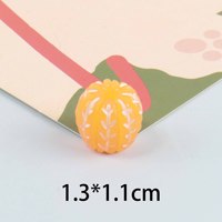 Diy Schattige Kleine Groothandel 1 2Cm Mini 3d Hars Ambachtelijke Nep Oranje Decoratie Druif Kunstfruit