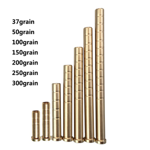 Tir à l'arc 50 100 150 200 250 300 Grain Flèche Inserts En <span class=keywords><strong>Cuivre</strong></span> pour <span class=keywords><strong>Arbalète</strong></span> Boulons Composé Recurve Arc Traditionnel De Chasse - Product Image 2