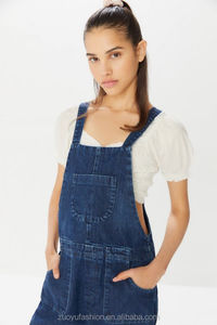 Worn Denim women trouser overalls <span class=keywords><strong>jeans</strong></span> - Product Image 3