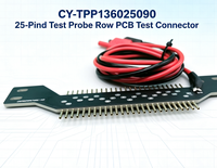 CY-TPP136025090-1 Conector de Prueba Multipin de 25 Pines, 5A 500V, de Fibra de Vidrio y Aleación de Cobre para Pruebas de PCB