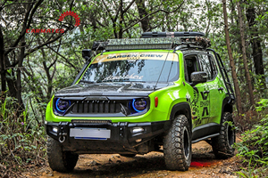 CARMATES, superventas, montaje de faros delanteros LED DRL, faros delanteros de señal de giro para <span class=keywords><strong>Chrysler</strong></span> <span class=keywords><strong>Jeep</strong></span> <span class=keywords><strong>Renegade</strong></span> 2016 2017 - 2021 - Product Image 2