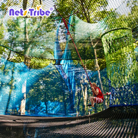 Parcours de corde en nylon durable personnalisé pour les enfants Parc d'aventure Équipement de terrain de jeu extérieur Produits d'amusement pour enfants