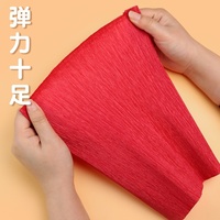 Papier crépon épais coloré en gros de Chine pour roses faites à la main, art floral DIY, design plissé à bords roulés, paquet en vrac