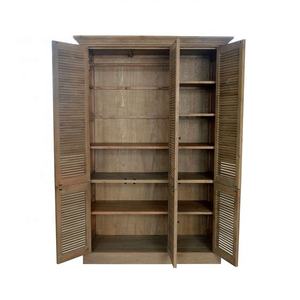 HL716 francese antico provinciale classico Vintage Country stile retrò mobili per camera da letto in legno massello rovere porta <span class=keywords><strong>armadio</strong></span> - Product Image 5