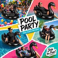 Cygnes gonflables personnalisés pour la natation, radeaux épaissis à gonflage rapide, jouets aquatiques pour fêtes à la piscine, OEM disponible 200x130x110CM