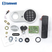 Caja Fuerte Electrónica Digital de Acero Aleado Sólido Safewell para Oficina, Hotel y Hogar, Caja de Seguridad Pequeña con Teclado