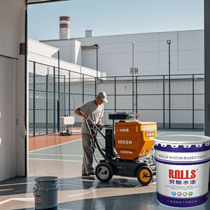 <span class=keywords><strong>Peinture</strong></span> de <span class=keywords><strong>sol</strong></span> <span class=keywords><strong>Peinture</strong></span> acrylique à base d'eau, <span class=keywords><strong>peinture</strong></span> de ciment d'étanchéité pour béton de haute qualité plus dure, résistante à l'usure pour les couts sportifs en plein air - Product Image 5