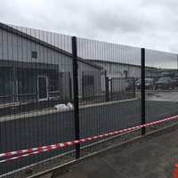 Valla Antiescalada de Alta Seguridad con Barra Plana, Fácil de Montar, Resistente a la Decoloración, para el Mercado de Sudáfrica, Suministro de Fábrica