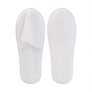 Pantuflas Desechables para Spa, Pantuflas Cálidas y Esponjosas con Punta Cerrada, Antideslizantes, para Huéspedes de Hotel, para Uso en Casa y Viajes - Product Image 1