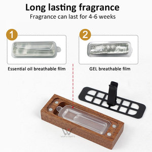 Bâtonnets de parfum pour voiture en noyer noir, accessoires <span class=keywords><strong>d</strong></span>'intérieur de voiture, <span class=keywords><strong>d</strong></span>ésodorisant, parfum pour voiture, cologne - Product Image 2