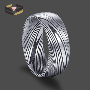 Bague <span class=keywords><strong>de</strong></span> <span class=keywords><strong>mariage</strong></span> en acier damas noir <span class=keywords><strong>de</strong></span> 8mm <span class=keywords><strong>pour</strong></span> hommes bagues <span class=keywords><strong>de</strong></span> bijoux damas à la mode <span class=keywords><strong>cadeau</strong></span> <span class=keywords><strong>de</strong></span> fiançailles fête <span class=keywords><strong>d</strong></span>'<span class=keywords><strong>anniversaire</strong></span> - Product Image 5
