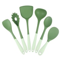 Lot de 6 spatules en silicone pour cuisine, ustensiles de cuisson résistants à la chaleur pour batterie de cuisine