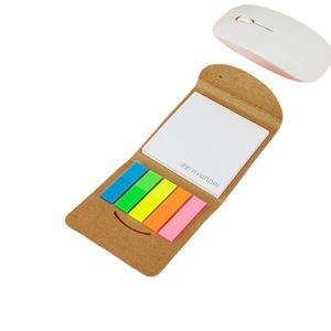 Supply of kraft paper multi-color striped <b>sticky</b> <b>notes</b>, multi-use colored index stickers, and logo printing available. - Product Image 5