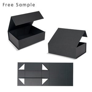 Caja de Regalo Magnética Plegable de Lujo Personalizada Lipack, Caja de Embalaje de Cartón Rígido con Imán Plegable de Papel, Caja de Papel para Ropa y Zapatos - Product Image 3