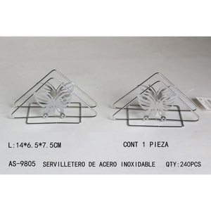 CASAMAX WL AS-9805 Portatovaglioli a Forma di Farfalla in Ferro, Elegante e Creativo, Ecologico e Portatile, Ideale per Compleanni - Product Image 6