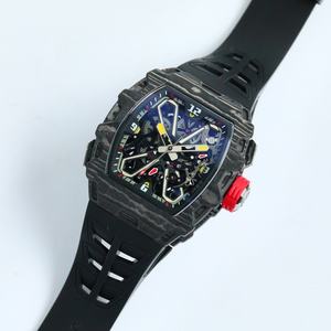 Montre automatique à mouvement mécanique avec boîtier en fibre de carbone, lumineuse et étanche pour homme - Montre-bracelet de style classique 2026 - Product Image 5