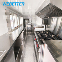 WEBETTER Chine Bar extérieur entièrement équipé Cuisine Camion de restauration mobile Camion de crème glacée Camion de pizza Traiteur Remorque alimentaire Foodtruck