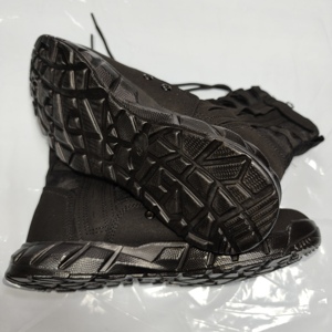 Botas de desierto ultraligeras HKSF TSB01 negras con cremallera lateral en negro, marrón, caqui y verde. - Product Image 5