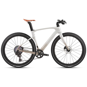 Bici Ibrida da Strada 700C*40C con Pneumatici Gravel V3, Forcella in Carbonio, <span class=keywords><strong>Manubrio</strong></span> Dritto, 24 Velocità, Freno a Disco Idraulico - Product Image 1