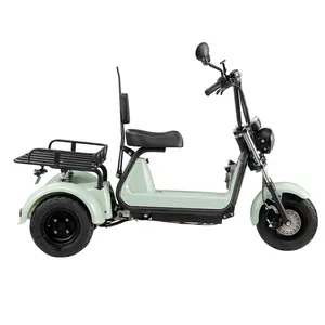 Fabrika OEM/ODM 3 tekerlek şarj güç hareketlilik Scooter yetişkin yetişkinler için üç tekerlekli elektrikli üç tekerlekli bisiklet motorlu üç tekerlekli bisiklet