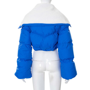 Manteau à bulles classique d'hiver pour femmes, veste <span class=keywords><strong>courte</strong></span> à la mode décontractée en fourrure épaisse, meilleure vente 2022 - Product Image 5
