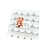 Usine de bougies 50pcs 4 heures de combustion bougie chauffe-plat sans goutte pour les vacances