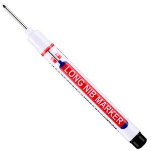 Marcador Permanente de Punta Larga, Personalizado, para Agujeros Profundos, con Tinta Inodora y Escritura Suave, 4 Colores, para Baño y Carpintería - Product Image 1