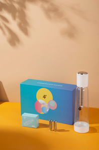 Tragbare SodaStream-Maschine für zu Hause, Kohlensäure-Wassersprudler, Sprudelwasserbereiter mit Sodazylinder, Sodamaker - Product Image 3