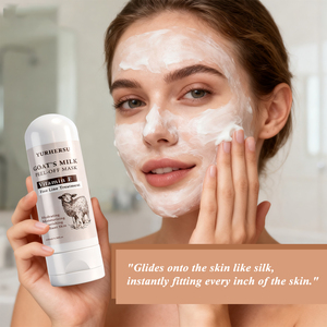 Masque <span class=keywords><strong>au</strong></span> <span class=keywords><strong>lait</strong></span> <span class=keywords><strong>de</strong></span> chèvre détoxifiant en marque propre, extraits <span class=keywords><strong>de</strong></span> plantes, peeling sans effort, lissant, éclaircissant, nourrissant, <span class=keywords><strong>soin</strong></span> <span class=keywords><strong>de</strong></span> la peau radieux - Product Image 5