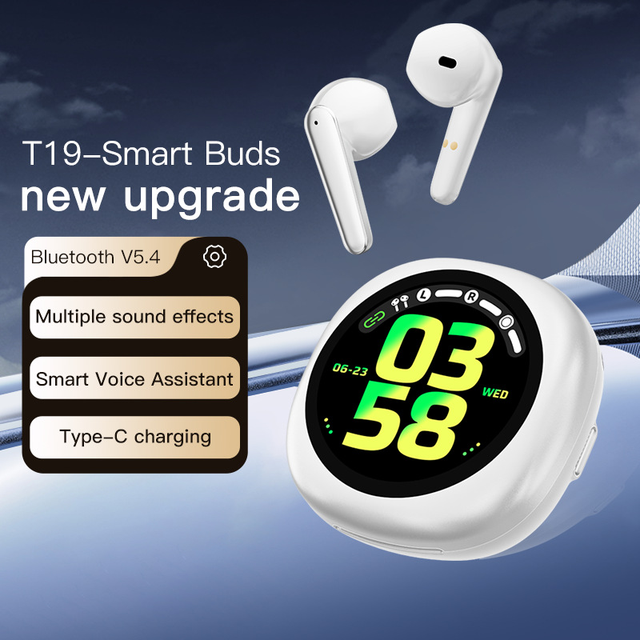 Smart Earphone 2026 Hot New Products AI Translation Headset GPS Password Lock Screen Voice Assistant Daily Wear