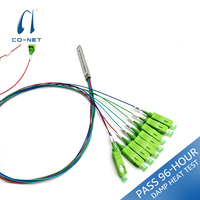 Co-Net Nouveau Design Répartiteur Hybride Certifié ANATEL Fibre Optique SC/APC 1x2 FBT 1x8 PLC FTTH Garantie 2 Ans Longueur Personnalisable
