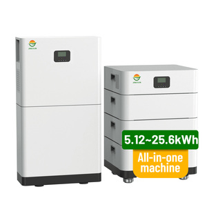 ระบบจัดเก็บพลังงานภายในบ้านแบบออลอินวัน 51.2v 5.12kwh แบตเตอรี่ LFP แบบต่อพ่วงได้ในตัว ความจุ 10.24-25.6kwh มาตรฐาน CE แบบตั้งพื้น ความจุสูง - Product Image 5