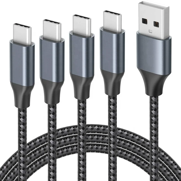New selling point White Durable 4 Cords 3A fast Charging Cable 1M 2M 3M Micro Usb 2.0 Data Cable USB For Video Game Player
