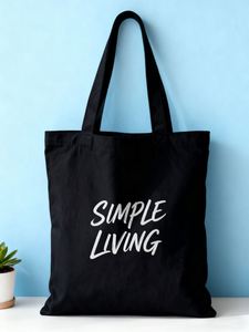 Eco Friendly Recyclable Reusable Cotton Thick <b>Canvas</b> <b>Tote</b> Bag with Zipper Closure and 10-15KG Capacity - Product Image 2