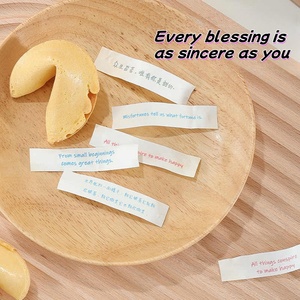 Đồ ăn vặt châu Á Mới về Bánh quy may mắn tùy chỉnh nhiều màu Bánh quy ngoại lai Đồ ăn vặt số lượng lớn Bánh quy giòn may mắn - Product Image 2