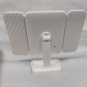 Hot Selling USB Charging Tri-fold Led Dressing <b>Vanity</b> Mirror Screen Touch LED Mirror Folding 3 Way <b>Vanity</b> <b>Makeup</b> Mirror - Product Image 2