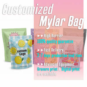 Sachets en plastique refermables avec fermeture éclair, à impression personnalisée, 3,5 g, 7 g, 14 g, 28 g, résistants aux odeurs, avec mon logo - Product Image 6